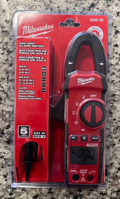 Milwaukee (2235-20) 400 Amp Clamp Meter. NEW. FREE SHIPPING.