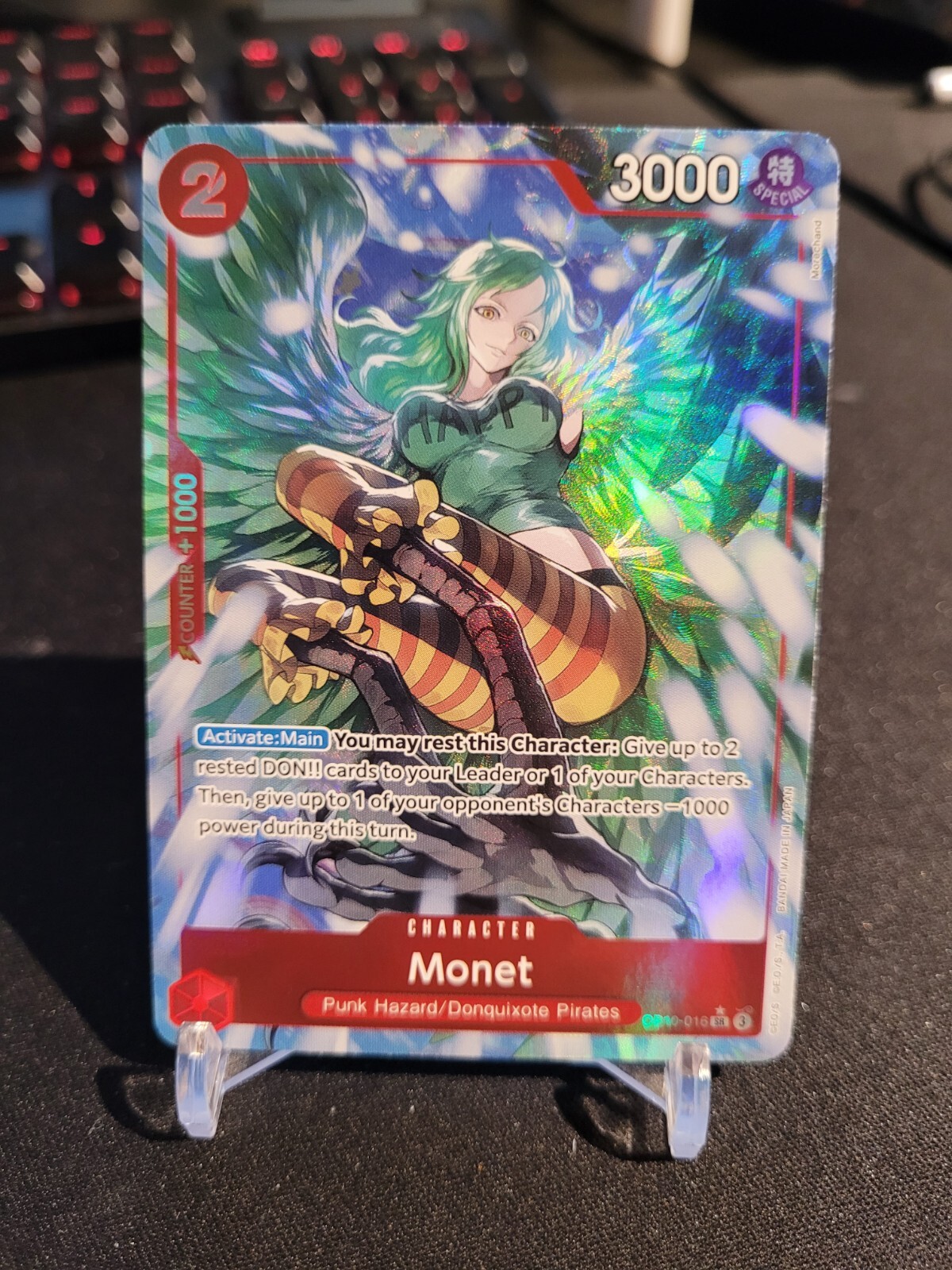 OP10-016 Monet SR Alt Art One Piece Royal Blood English