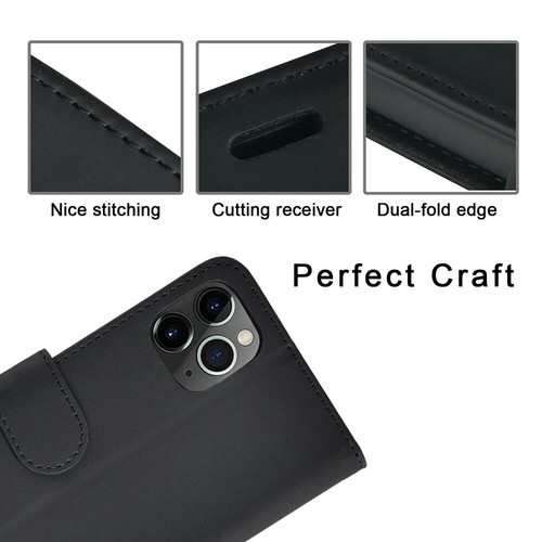 Tactical iPhone 12 Pro Max Wallet Book Leather Shockproof - Photo 4 sur 4