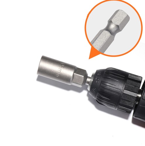 Non-Magnetic Hex Socket Wind Batch Sleeve Drill Bits Adapter Deepen Dia 6mm~18mm - Picture 10 of 12