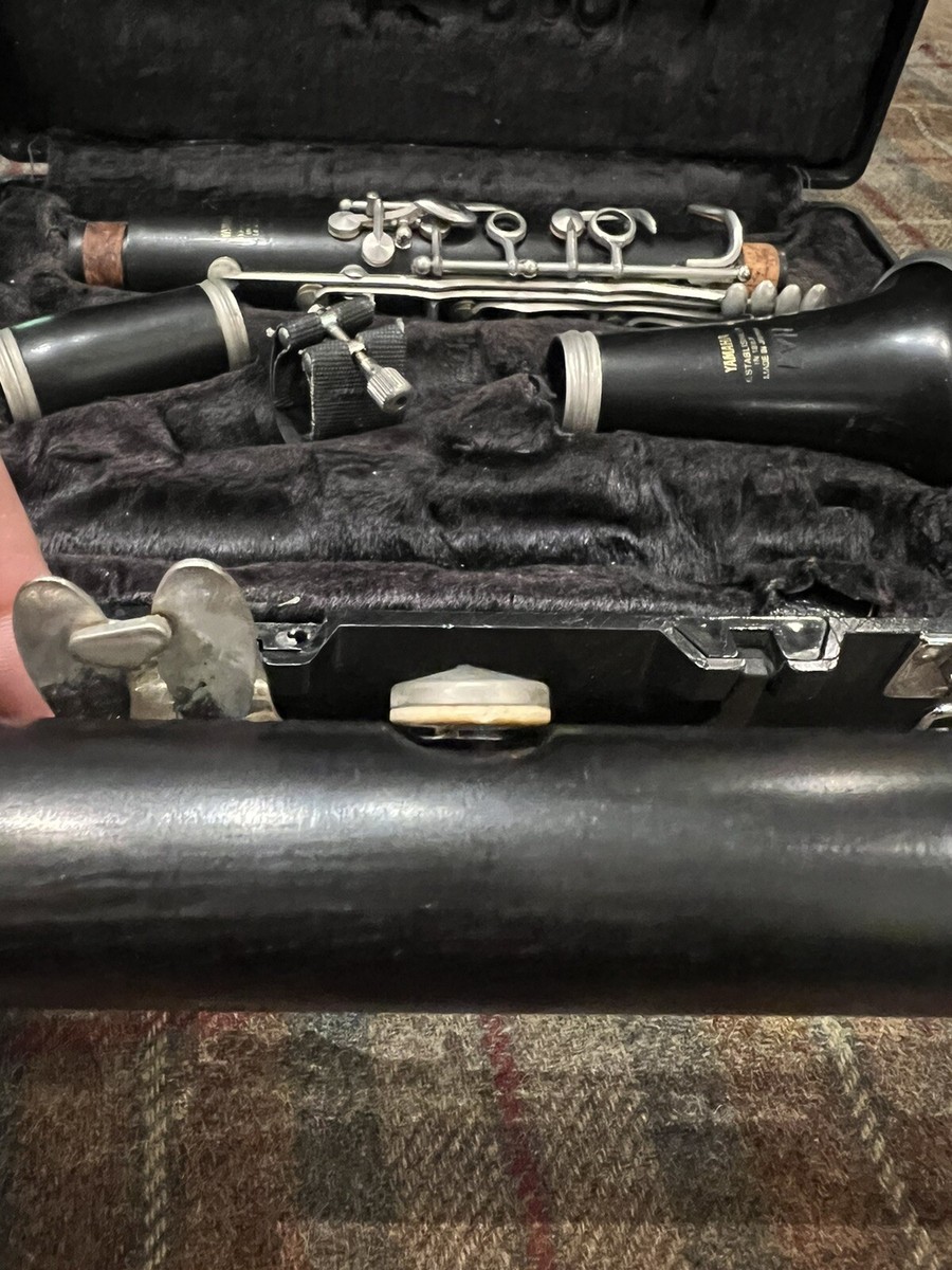 Yamaha YCL 34 Ebony Wood Clarinet Made in Japan, No Mouthpiece