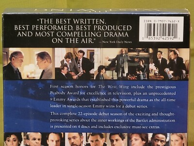 The West Wing Season 1 DVD Box Set US TV President White House