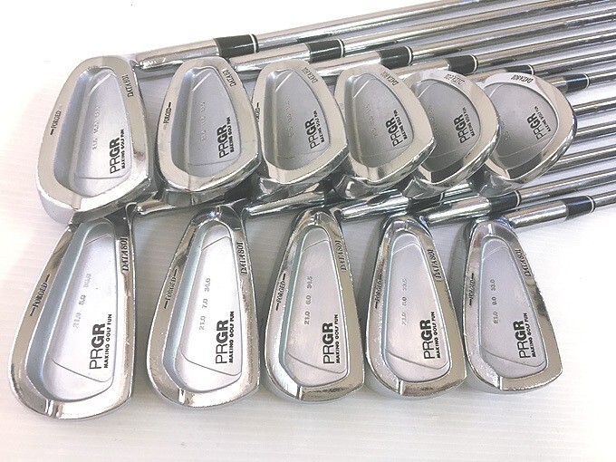 Miura Giken PRGR DATA801 Iron Set 2-9,P,A,S 11pcs M46/SX RH Used 
