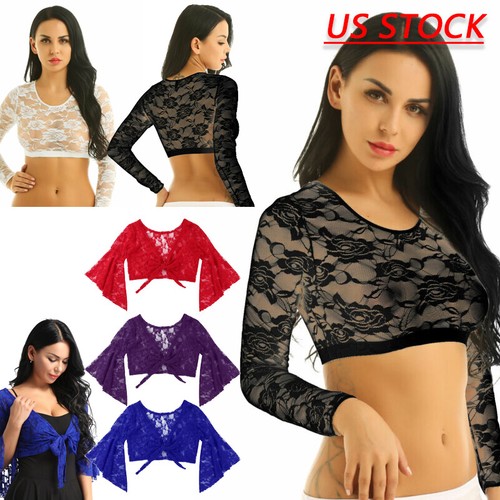 Sheer Long Sleeves Shirt Blouse 