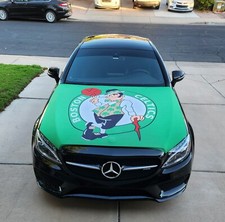 Boston Celtics Auto Hood Cover | Sports Flags | Hood Flags | NBA Flags 150x120cm