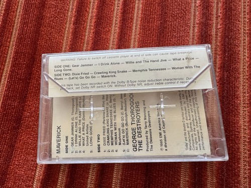 George Thorogood and the Destroyers - Maverick CASSETTE TAPE (VGC) TC ST-240282 - Picture 5 of 6