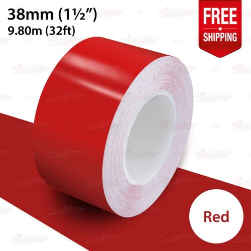 RED Roll PIN STRIPE Car PinStriping Trim Line TAPE Decal Adhesive Vinyl Sticker - Bild 15 von 27