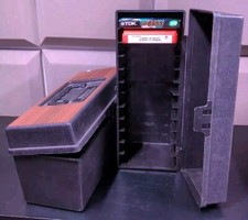 2 8-Track Cassette Tape Storage Cases. Holds 12 Ea. With Handles For Travel