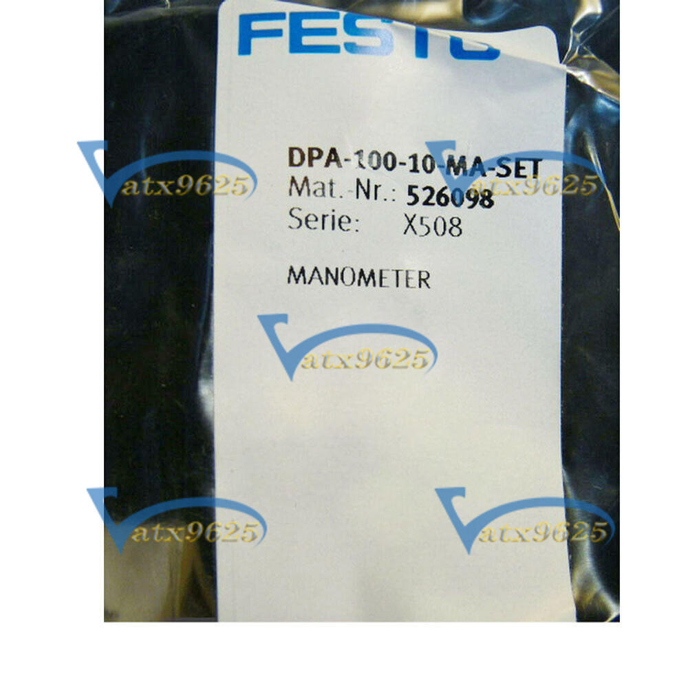 1PC FESTO DPA-100-10-MA-SET 526098 Pressure gauge kit New