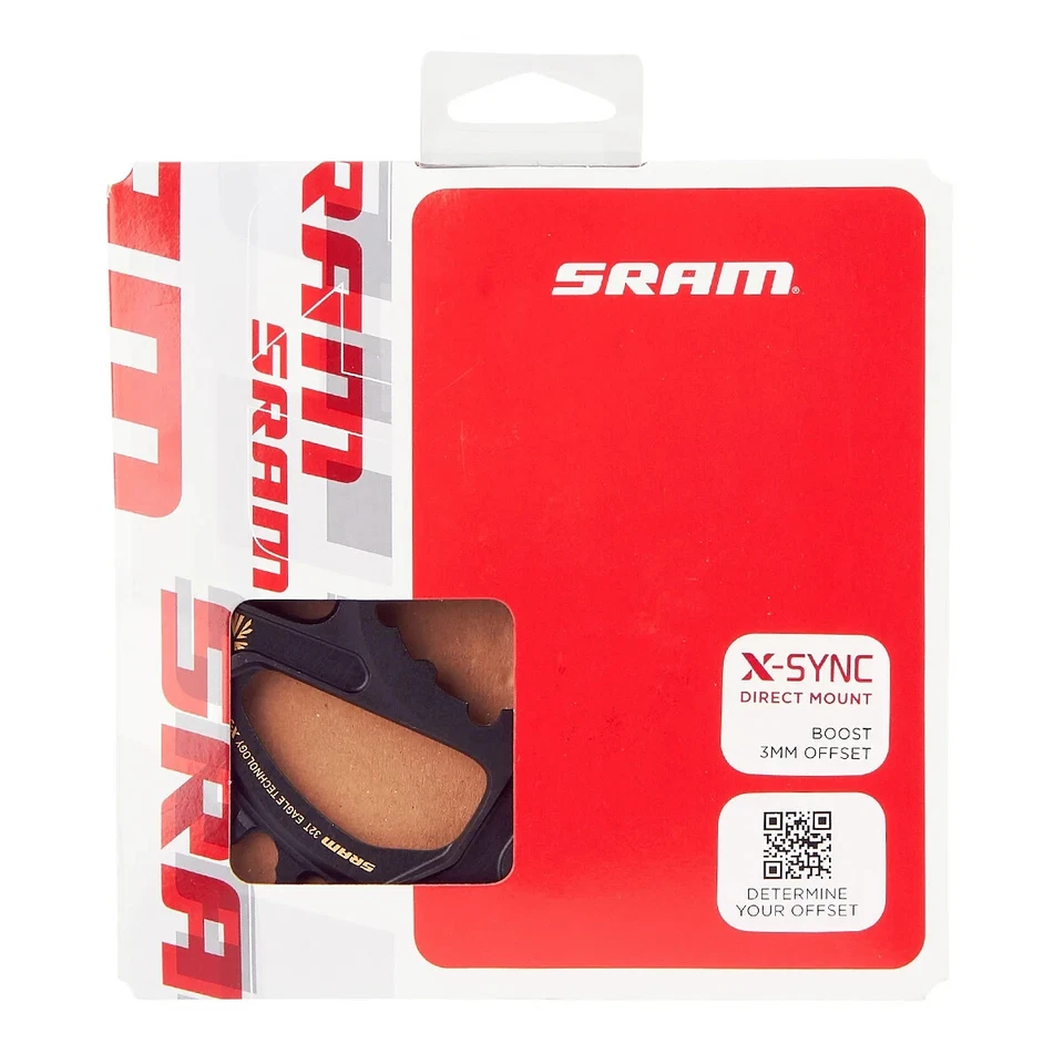 SRAM X-SYNC 2 Direct Mount 6mm Offset 12-speed 32T Black w/ Gold - Lot 255 - Image 2 of 2