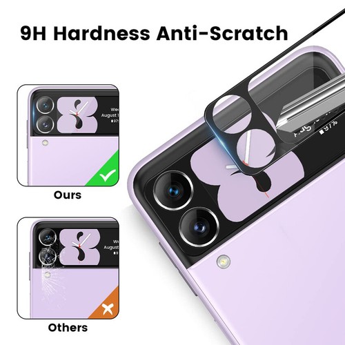 Tempered Glass Camera Lens Cover For Samsung Galaxy Z Flip 3 Skin Lens Protector - Picture 2 of 11
