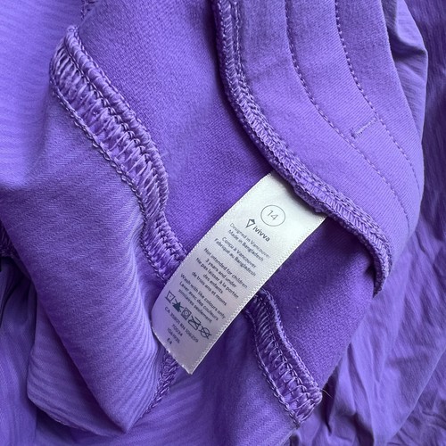 Ivivva by Lululemon Power Purple Live to Move Crop Pants Girls Size 14 - Picture 12 of 12