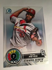 2018 Bowman Scouts Top 100 5x7 /49 Alex Reyes Cardinals BTP7