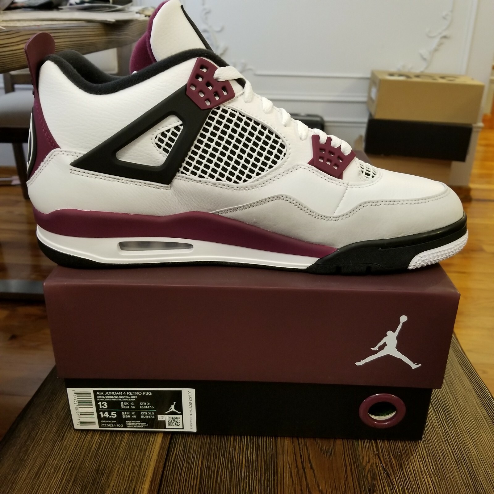 jordan 4 bordeaux