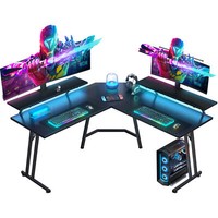 Gaming Tisch 130×130Cm, Gaming Schreibtisch, L-FöRmiger Computertisch, Pc Tisch