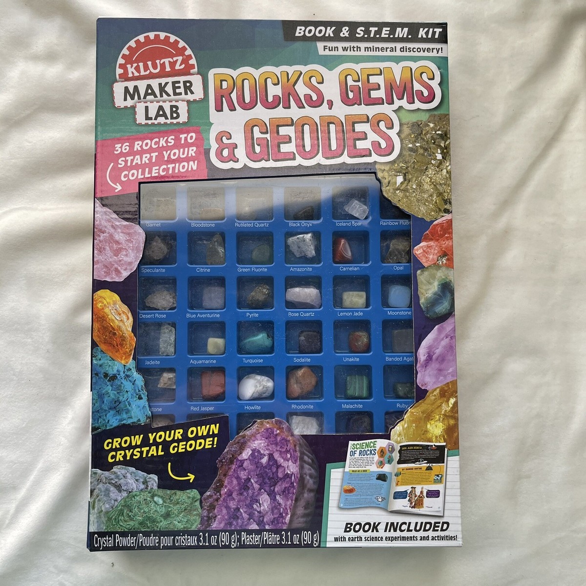 Klutz Maker Lab Rocks,Gems,Geodes Book And S.T.E.M Kit | eBay