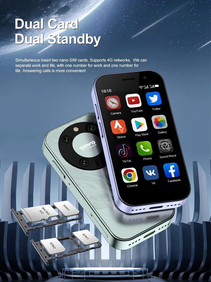 ✨Mini Smartphone 4G - Potencia, Elegancia Y Ultra Portabilidad NUEVO!✨ - Imagen 4 de 4