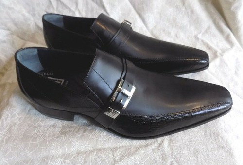 SCARPE CARLO PIGNATELLI MOCASSINO VITELLO UOMO NERO n.8 (42) NUOVE | eBay