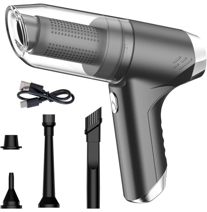 Cordless Handheld Vacuum 11000PA High Power 3-in-1 Portable Air Duster-image