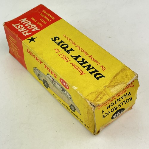 Vintage Boxed Dinky Toys No. 198 Rolls Royce Phantom V Box A/F - Picture 14 of 18