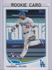 Yasiel Puig ROOKIE CARD Los Angeles Dodgers 2013 TOPPS UPDATE Baseball MLB RC!