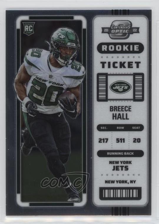 2022 Panini Contenders Optic Rookie Ticket Breece Hall #63 11nu