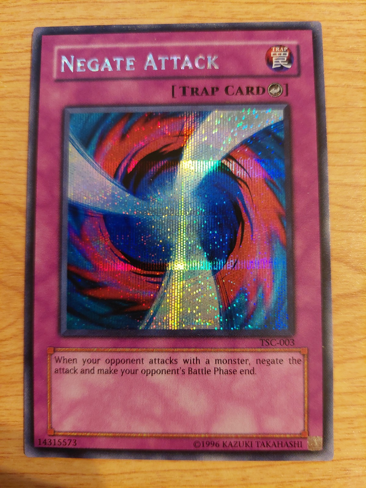 Negate Attack - TSC-003 - Near Mint NM - Secret Rare - Unlimited