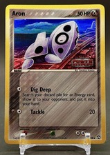 NM- Rev. Holo Aron Pokémon Card | Vintage Stamped | 2007 EX Power Keepers 42/108 on eBay