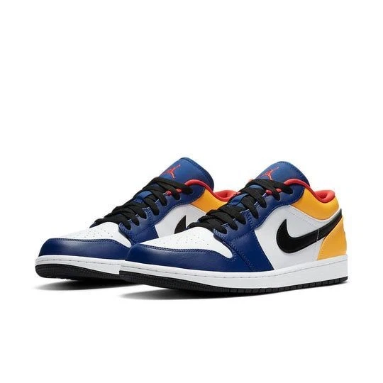 Air Jordan Air Jordan 1 Low 'White Deep Royal Blue' 553558-123 - Image 3 of 4