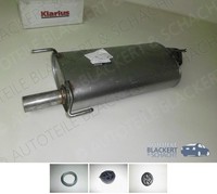 Klarius Auspuff Endtopf + Anbauteile für Toyota Previa 2.4 115KW 2000-2006