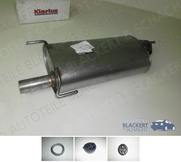 Klarius Auspuff Endtopf + Anbauteile für Toyota Previa 2.4 115KW 2000-2006-image