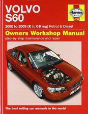 VOLVO S60 PETROL AND DIESEL SERVICE AND REPAIR MANUAL: By Martynn Randall *VG+*