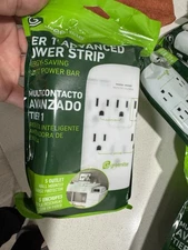 Greenlite 5 Outlet Advanced Power Strip Tier 1 Wall Mount Smart Surge Protector