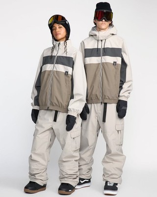 Volcom DLM Snow Jacket Stone Ski Snowboard Winter Jacke Style Unisex Boxy NEU