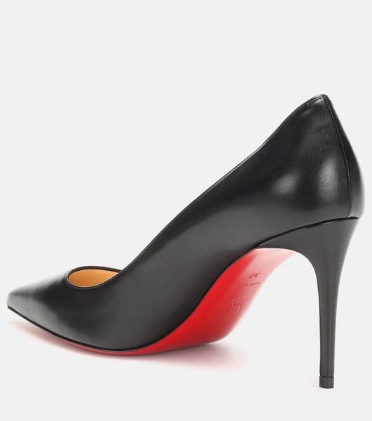 Christian Louboutin HAI 85 heels black kid leather EU 41.5. Stiletto Court $1500