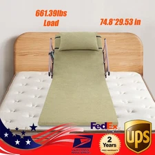 90-240V 50W Electric Lifting Bed Backrest 2-80° Adjustable Back Rest 50dB Noise