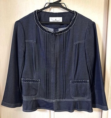 Courreges Navy Jacket Size 38 20.4 inches