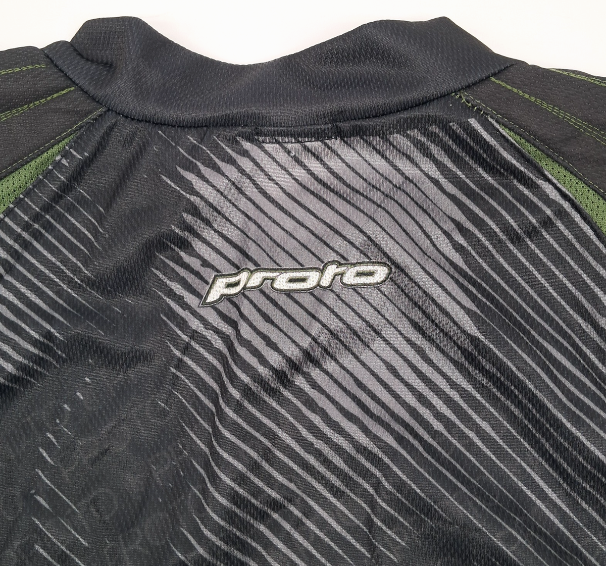 Maillot Paintball PROTO Y2K Vintage Rouge Maille Rembourrée Homme XXL