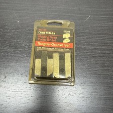 Craftsman Wood Molding Head Cutter Bits Tongue / Groove Set 6 Bits 92303