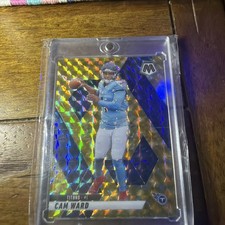 Panini 2025 Mosaic Prizm Cam Ward #382 Tennessee Titans NFL Football Card