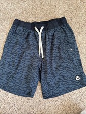 Vuori Kore Short Lined 7  Indigo Mountains Men  s Size Medium