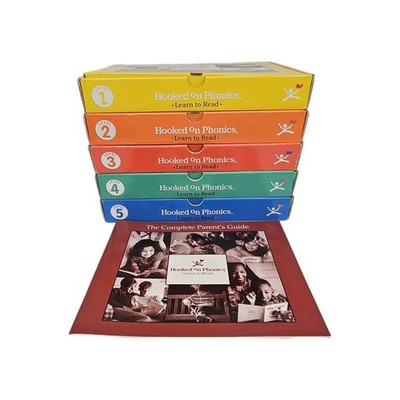 Hooked on Phonics Learn To Read Books Set Levels 1 - 5 + BONUS First Grade