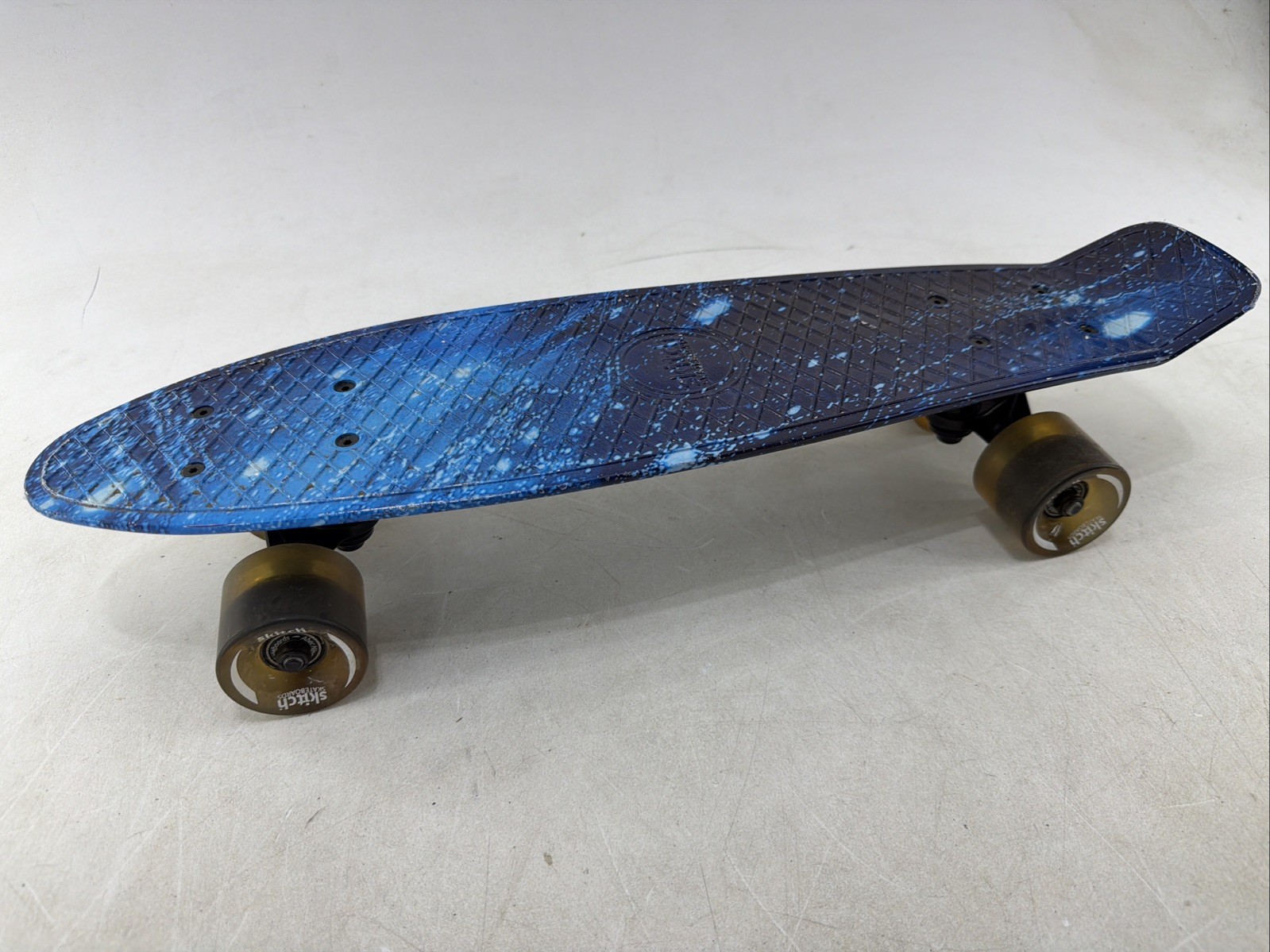 Rimable Penny Board 22" Skateboard Complete Galaxy Blue