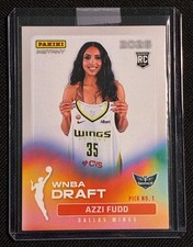 Azzi Fudd 2026 Panini WNBA Draft Night Pick No. 1 #DN-1 Wings Rookie
