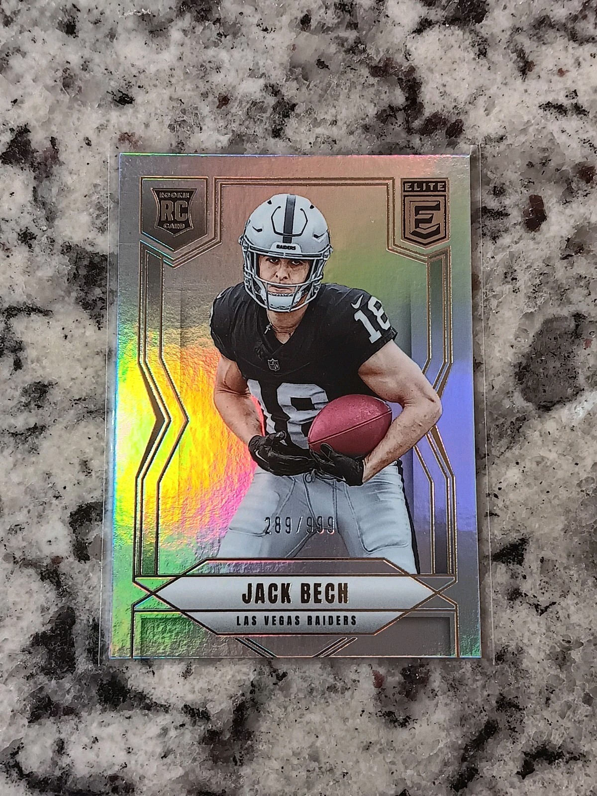 2025 Panini Donruss Elite - Rookies Jack Bech #177 /999 (RC) Raiders