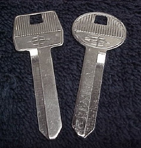 NOS Vintage Lincoln OEM Logo Key Blanks 1966-1984 Continental Mark III IV V VI - Bild 1 von 1