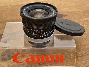 Canon FD 17mm f/4 Lens, Rare Early Model Pre-SSC Markings