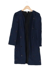 Cappotto leggero donna ODEEH taglia 34 blu paillettes elegante business