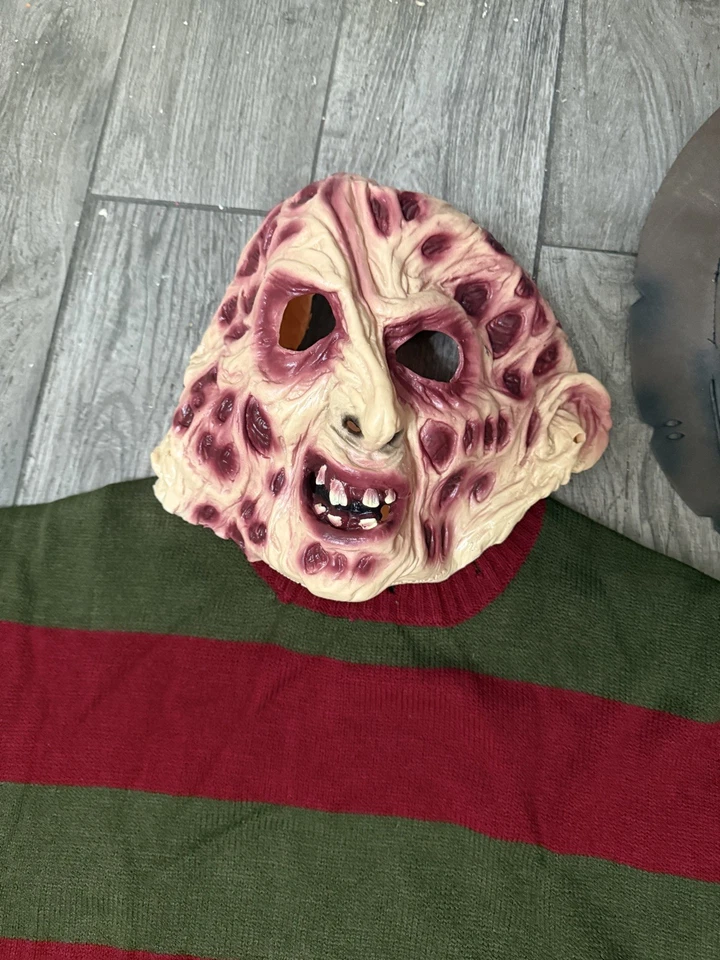 Suéter Freddy Krueger Pesadilla Elm Street Halloween Adulto Disfraz Accesorio Foto 4 de 4