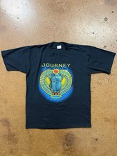 Vintage Y2K Journey T Shirt Men’s XL Made In USA Rock Band Tee Tour 2001 Black